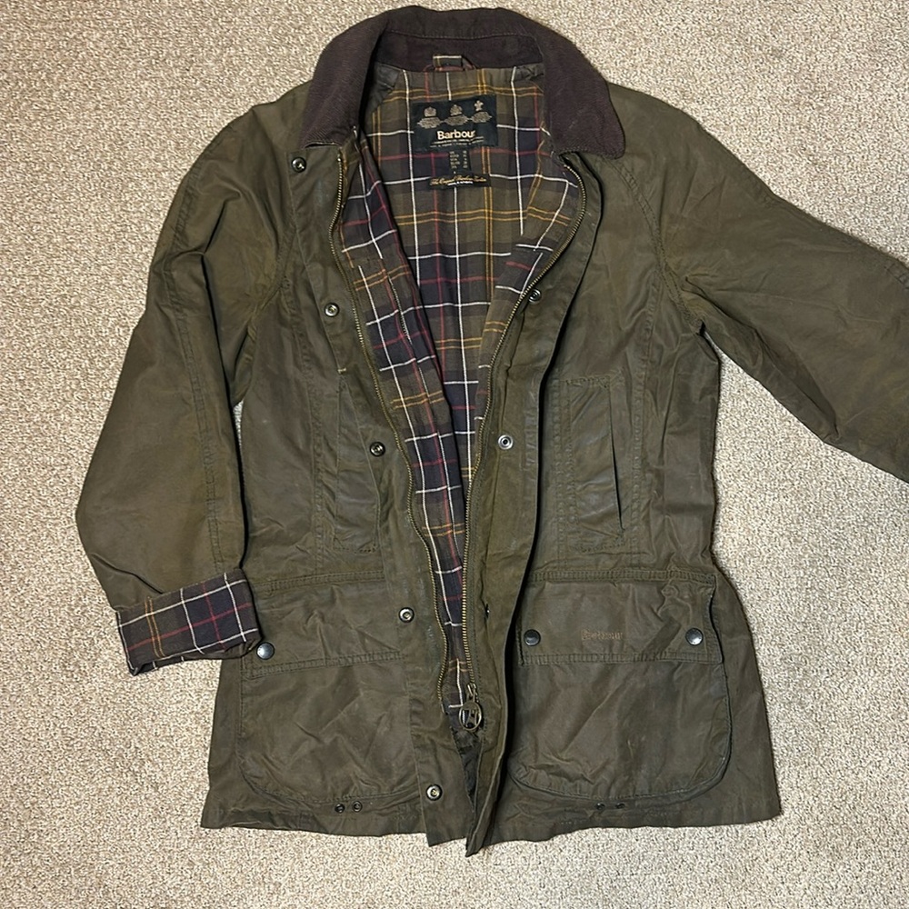 Barbour Classic Beadnell Womens Wax Jacket - US Size 6